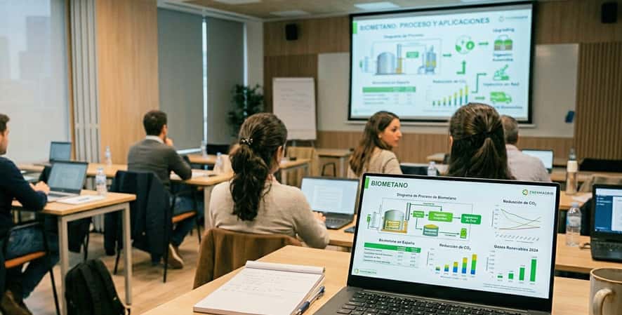 ANESE lanza formación en biometano para el sector energético